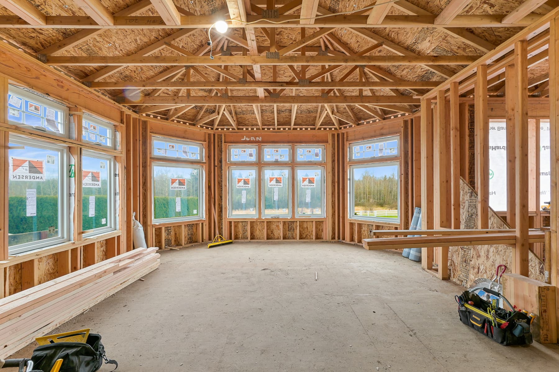 A home renovation in progress